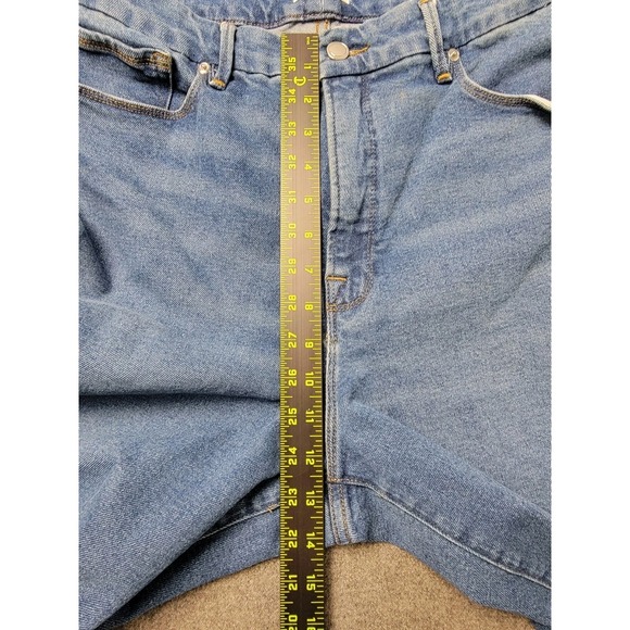 Good American Women's Size 15 Blue High Rise Wide Leg Jeans Classic Denim - Picture 7 of 9